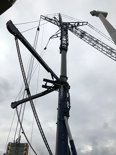 Installations of 30 turbines for Salitrillos Wind Farm